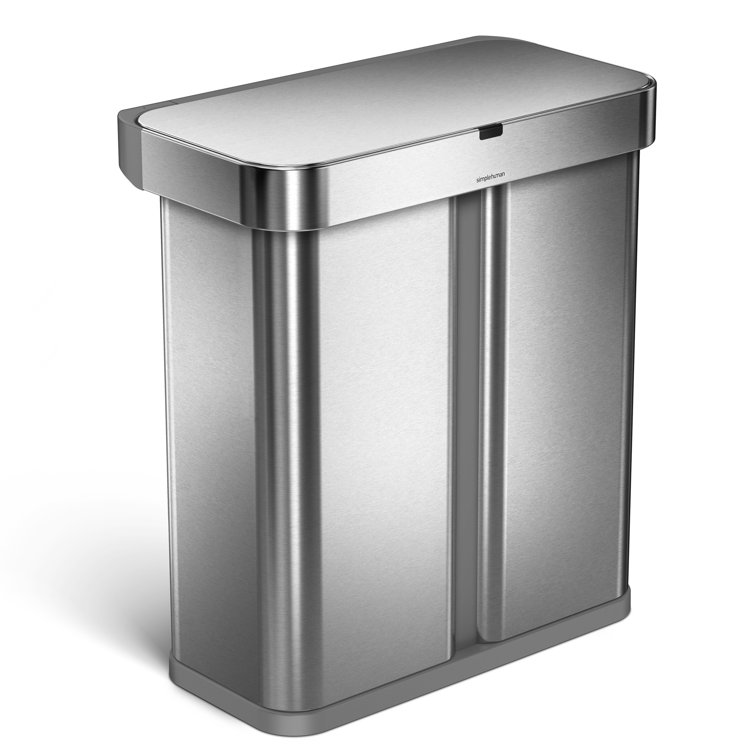 35L Smart Motion Sensor Automatic Trash Can Waste hotsell Bin Silver